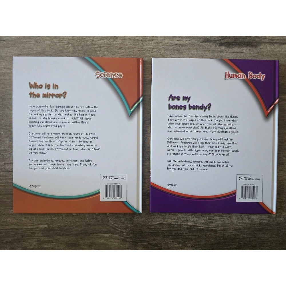 NEW Ask Me Lot of 2 Hardcover Books Southwestern Advantage Homeschool Set - Picture 2 of 4